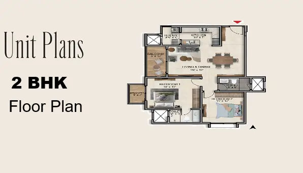 Featured Image of Godrej Parkshire 3 BHK Floor Plan